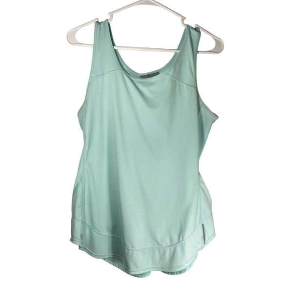Athleta Record Breaker Womens Size Medium Mint Green Workout Yoga Tank Top - Picture 1 of 9